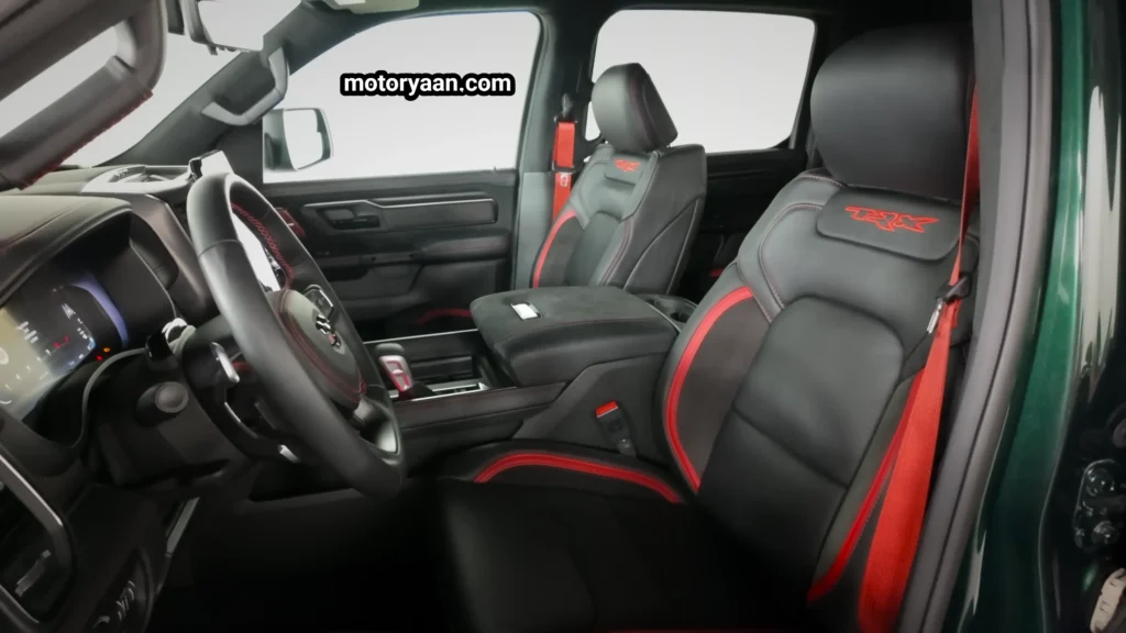 2027 Ram 1500 SRT TRX Officially Revealed front seats with leather and massage function