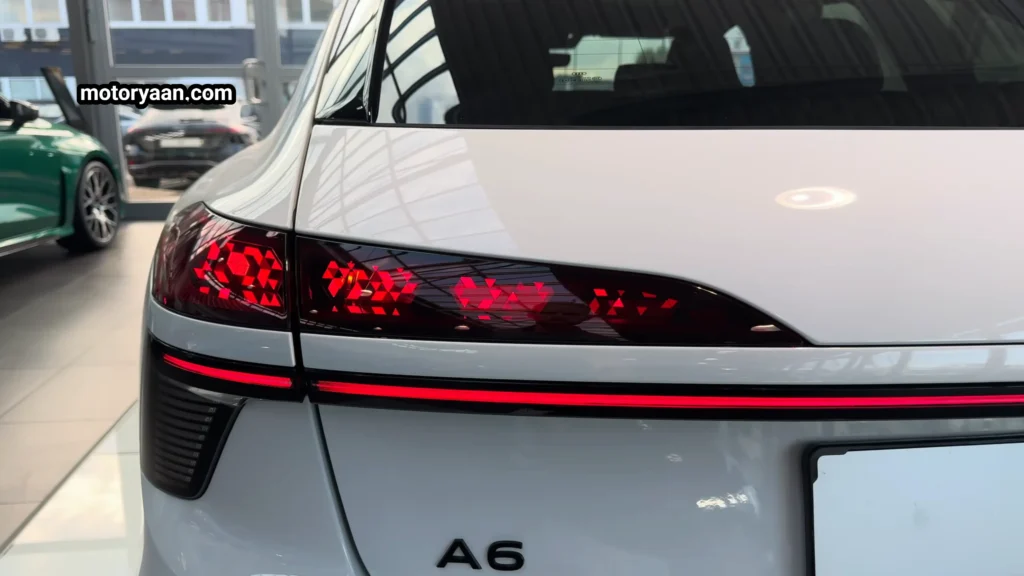 2026 Audi A6 Avant rear tail lights close-up