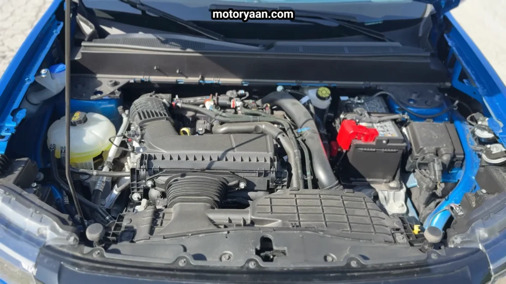 2026 Ford Maverick Lobo engine bay with turbocharged EcoBoost engine