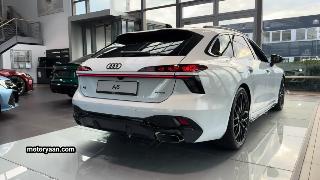 2026 Audi A6 Avant rear and side profile estate design
