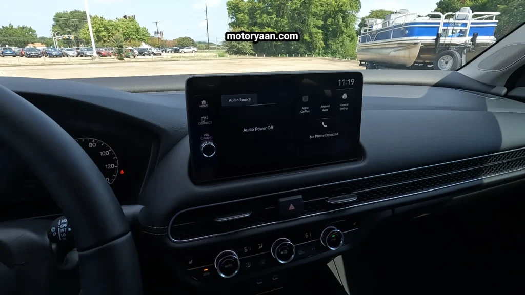 2026 Honda HR-V infotainment system with 9-inch touchscreen