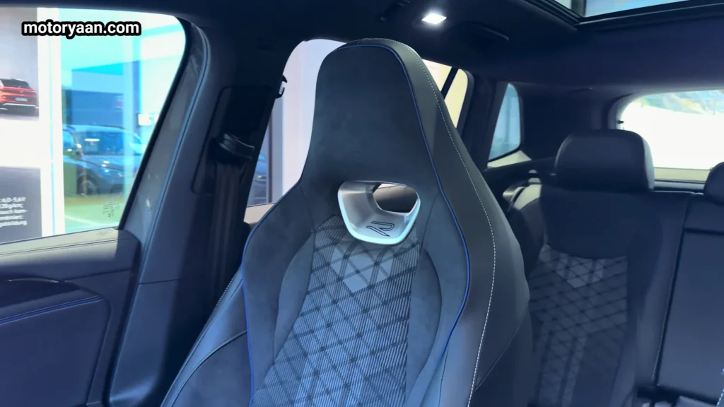 2026 Volkswagen Tiguan Turbo R-Line front seats with sporty R-Line badging