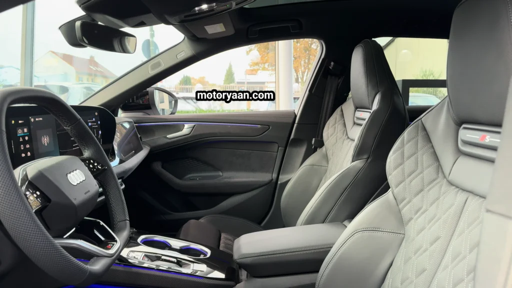 2026 Audi A6 Avant interior dashboard front seats steering wheel