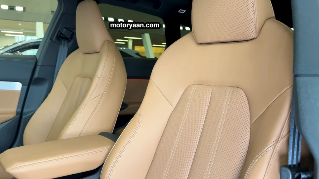2026 Audi A5 Avant front seats with premium upholstery