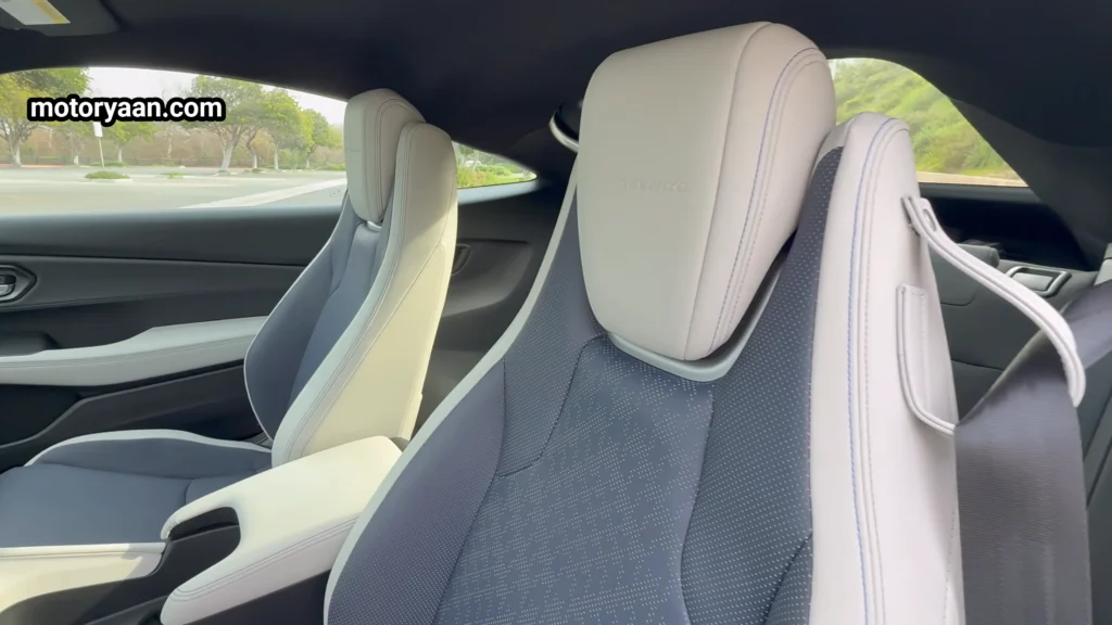 2026 Honda Prelude front sport seat design