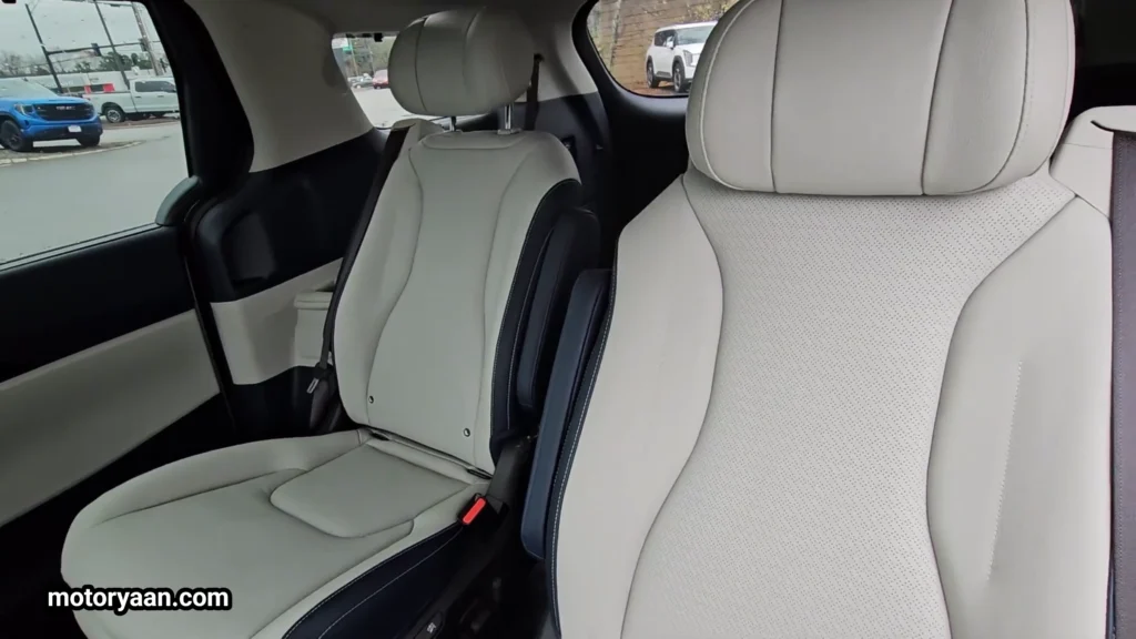 2026 Kia Carnival SX Prestige second row seats with ample legroom