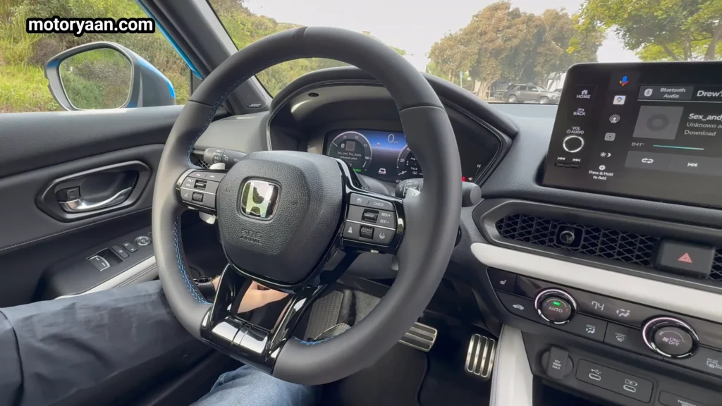 2026 Honda Prelude steering wheel with mounted controls