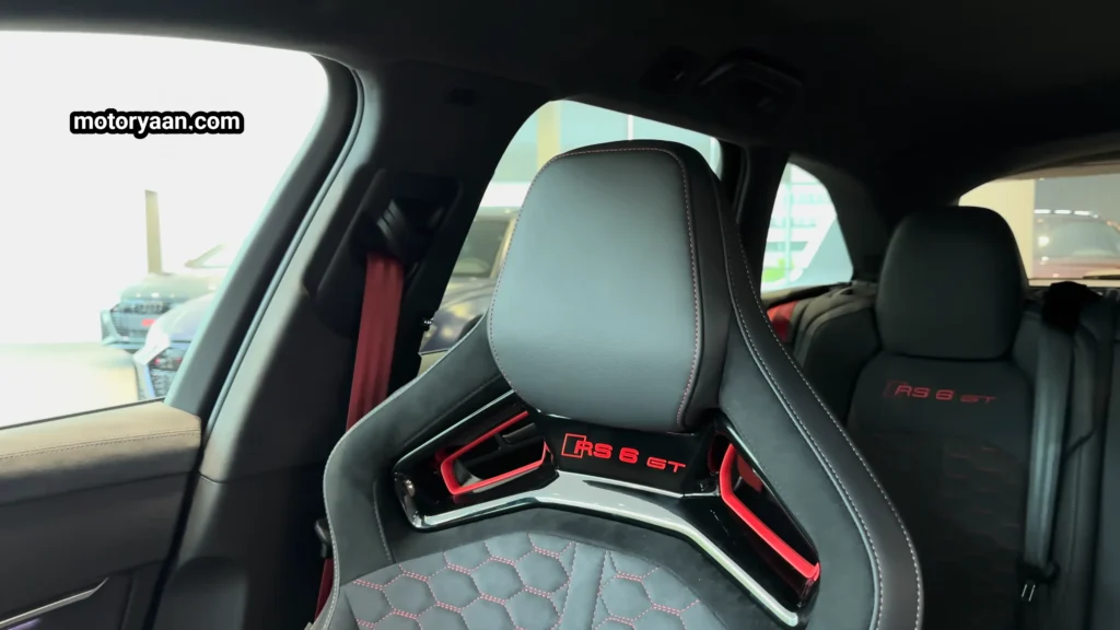2025 Audi RS6 Avant GT front seat RS6 GT badge
