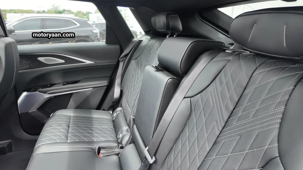 2026 Cadillac Lyriq V second row seats with flat floor and ample legroom