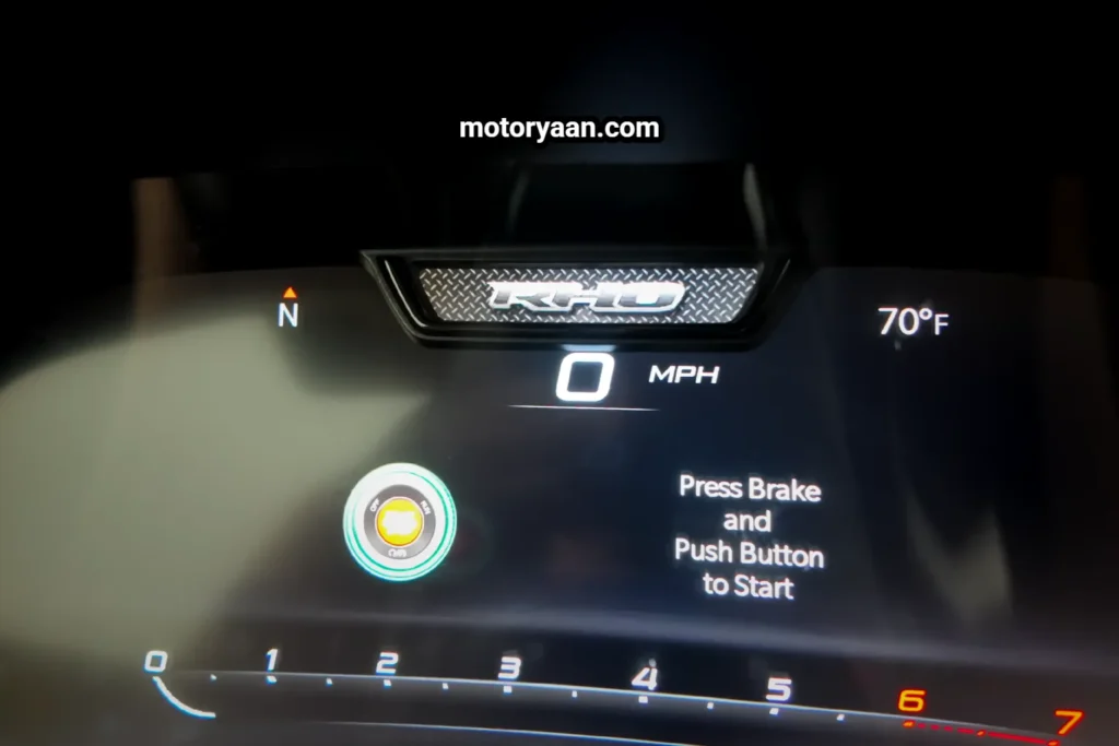 2027 Ram 1500 SRT TRX digital instrument cluster display