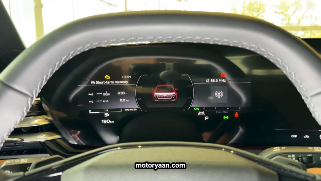 2026 Audi A5 Avant digital instrument cluster display