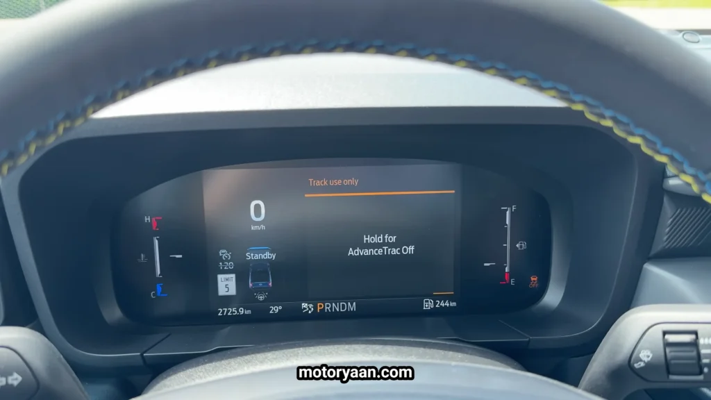 2026 Ford Maverick Lobo digital instrument cluster display