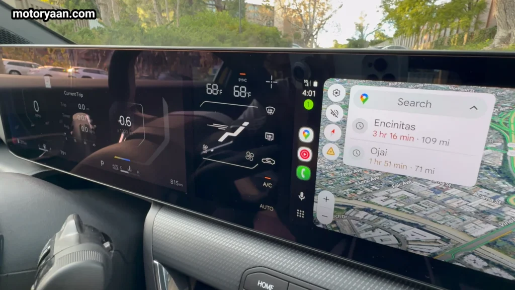 2026 Kia K4 GT Line Turbo full width screen with infotainment and climate integration