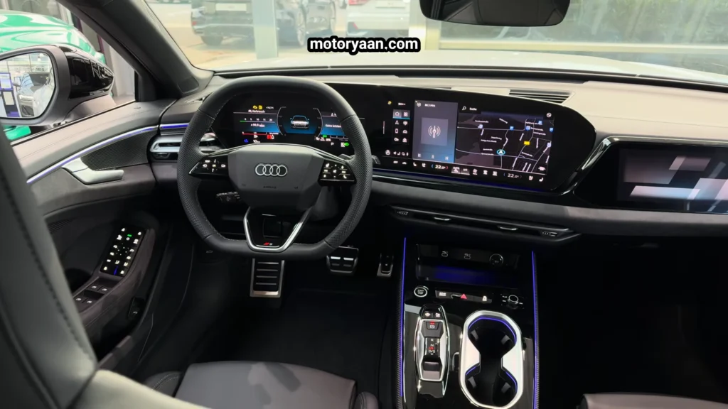 2026 Audi A6 Avant interior screens steering controls dashboard