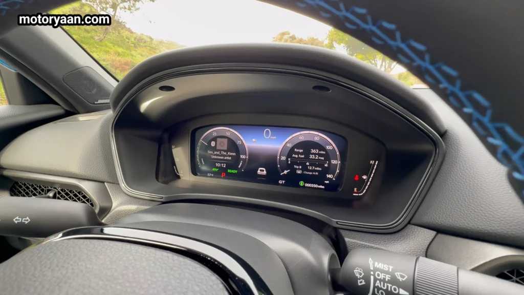 2026 Honda Prelude digital instrument cluster display