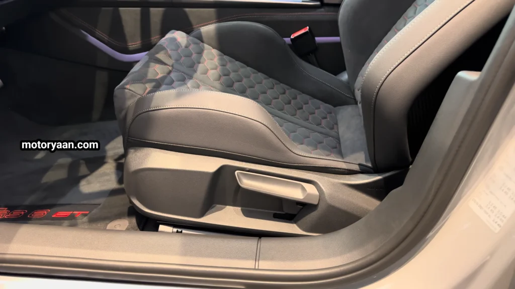 2025 Audi RS6 Avant GT manual seat adjustment and sport seats