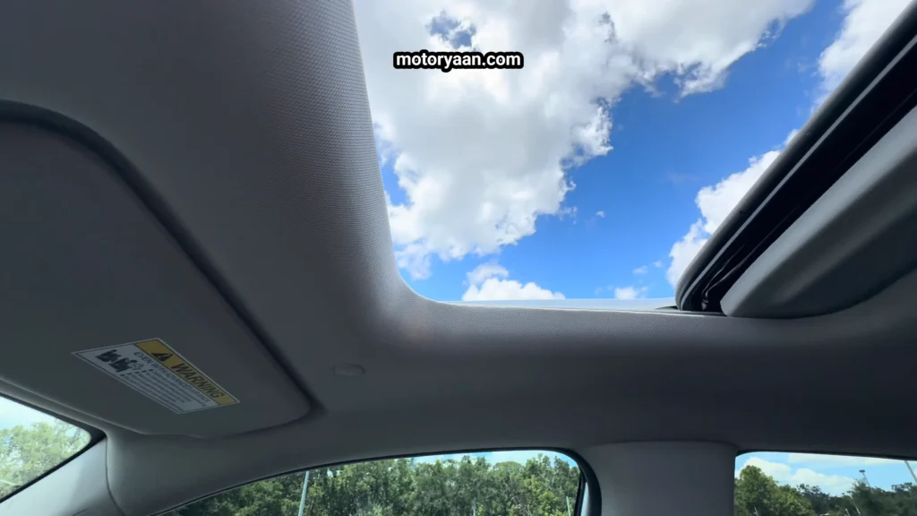 2026 Honda HR-V sunroof providing natural light to the cabin