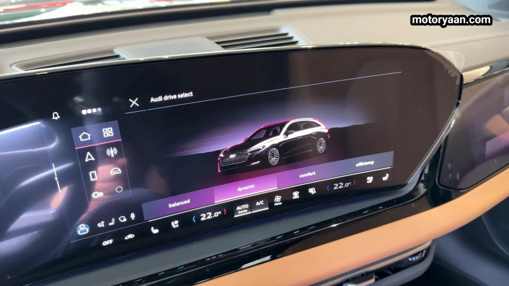 2026 Audi A5 Avant infotainment touchscreen interface