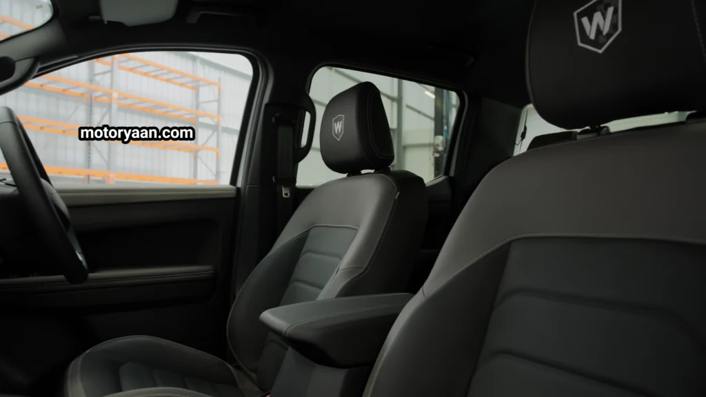 Volkswagen Amarok W600 Walkinshaw front seats and premium interior layout
