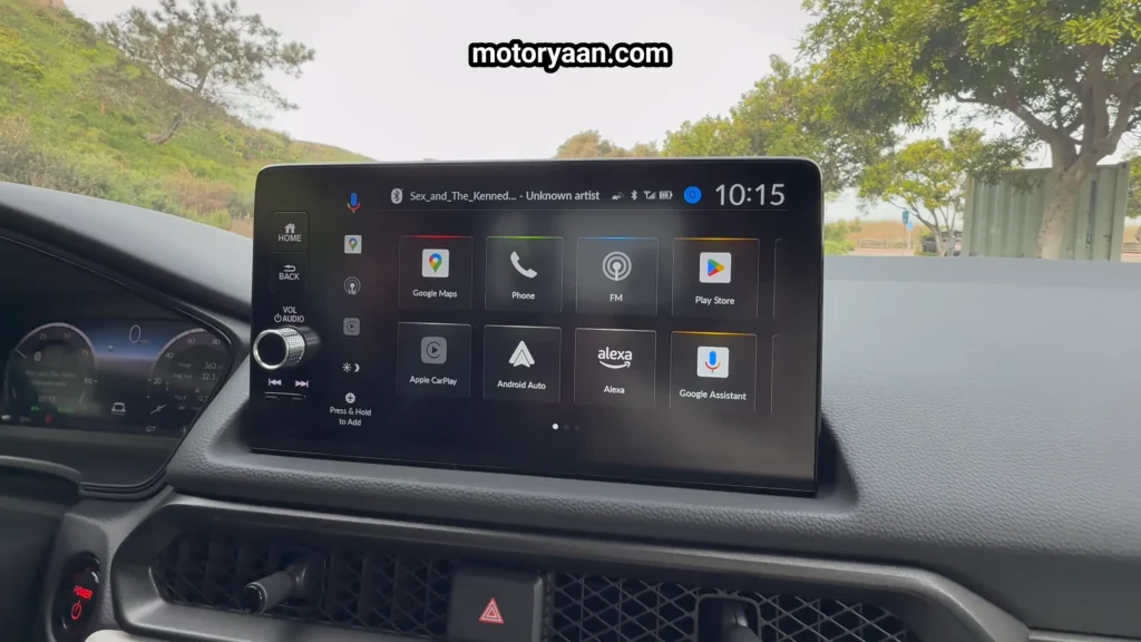 2026 Honda Prelude infotainment touchscreen display