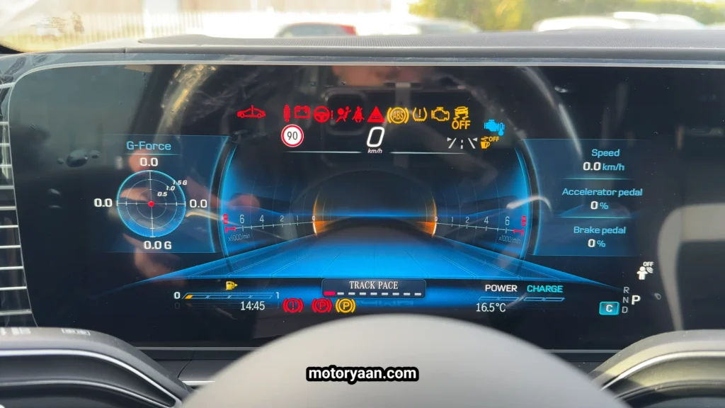 2026 Mercedes AMG GLE 63 S digital instrument cluster display