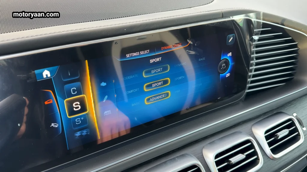 2026 Mercedes AMG GLE 63 S MBUX infotainment system screen