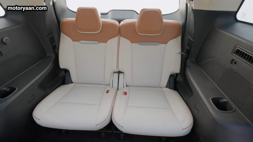 Mahindra XUV 7XO facelift third row seats designed for occasional use