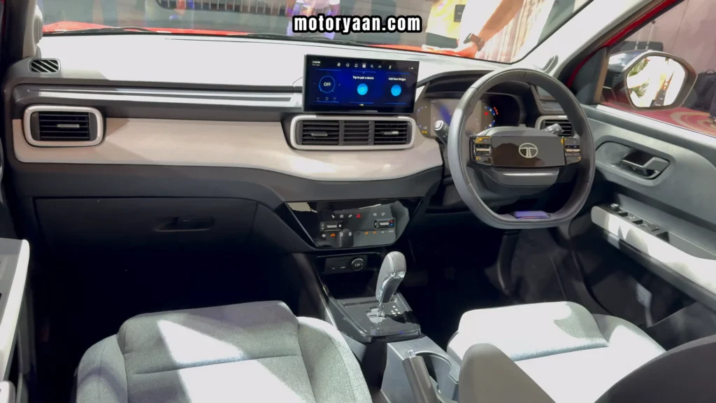 2026 Tata Punch Facelift interior dashboard infotainment and seats