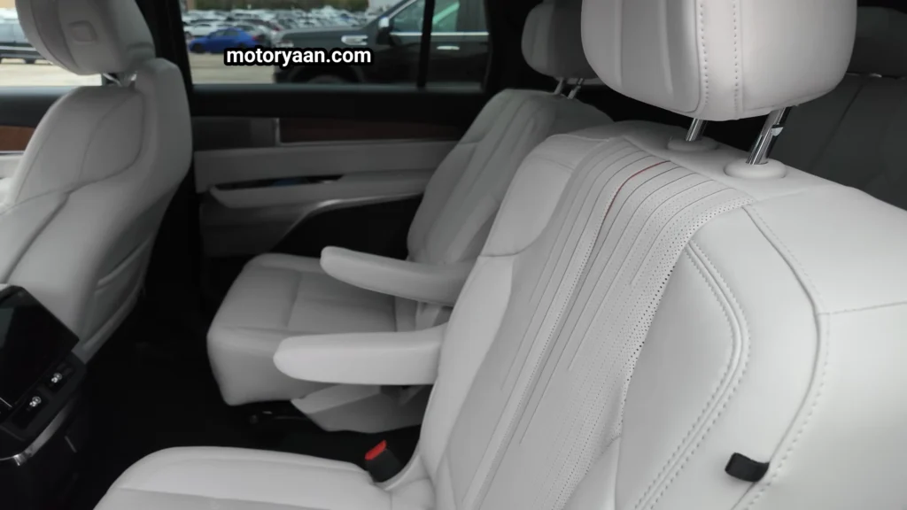 2026 Cadillac Vistiq second row captain seats with premium comfort