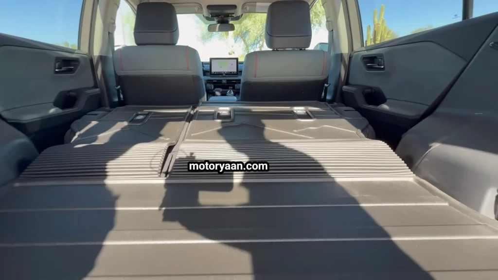 2026 Toyota RAV4 Woodland boot space with rear seats folded