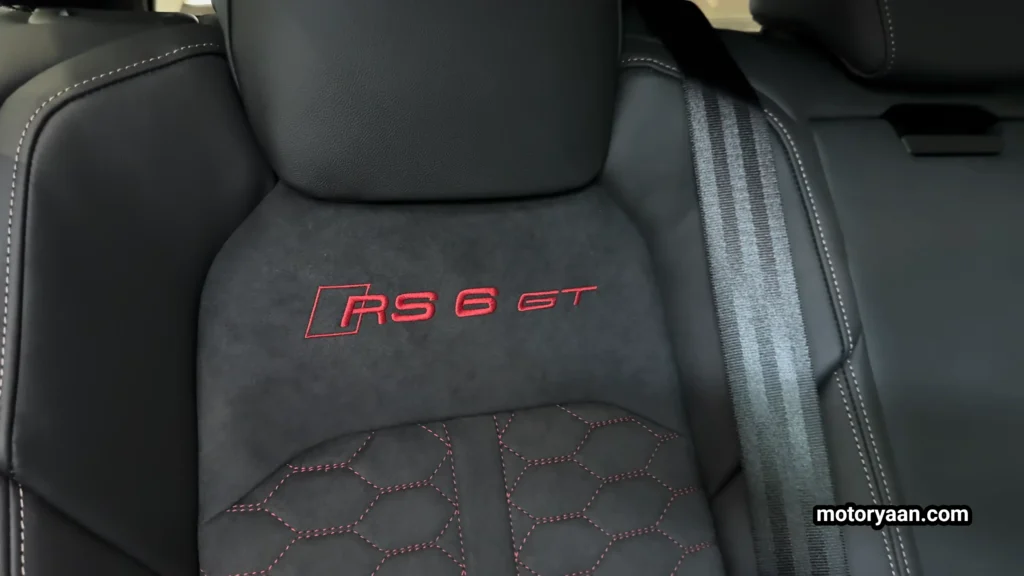 2025 Audi RS6 Avant GT rear seat RS6 GT badging
