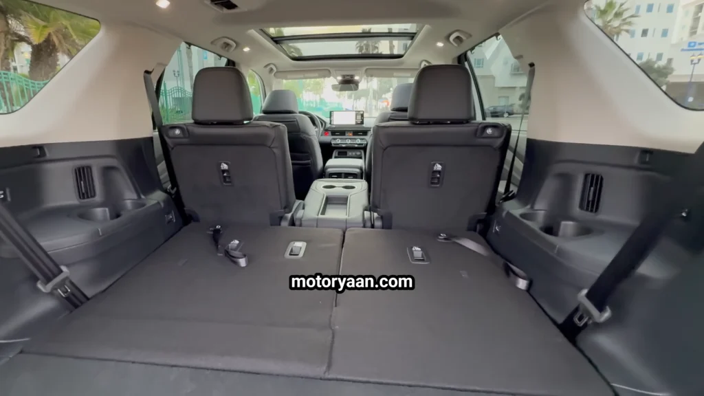 2026 Honda Pilot boot space with third row seats
