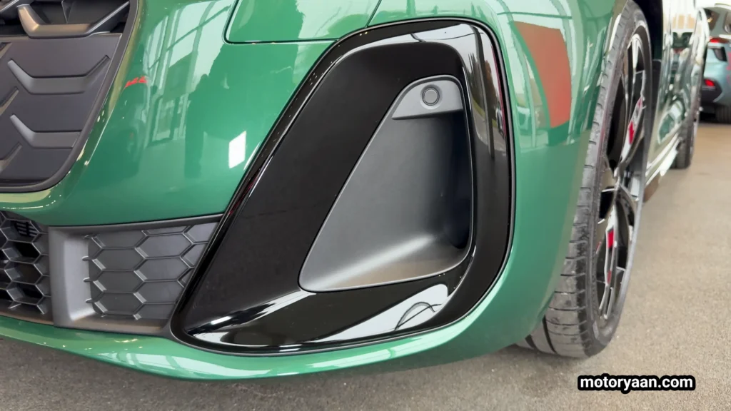 2026 Audi A5 Avant front bumper brake cooling air vent detail