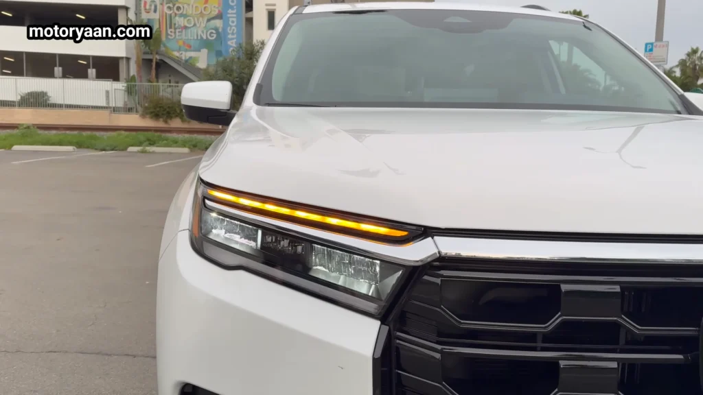 2026 Honda Pilot LED headlight close up detail