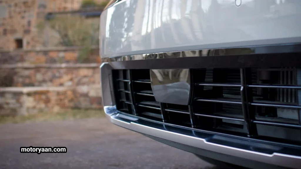 2027 Kia Telluride SX-Prestige Hybrid front bumper close-up