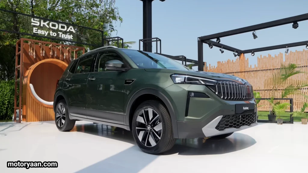2026 Skoda Kushaq Facelift front and side profile design