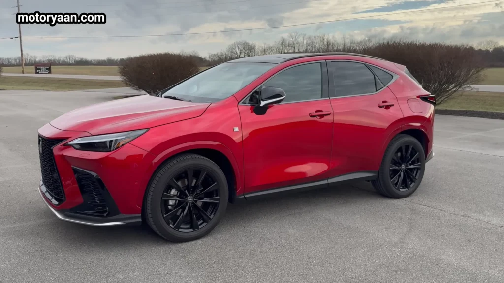 2026 Lexus NX 350h complete front and side profile view