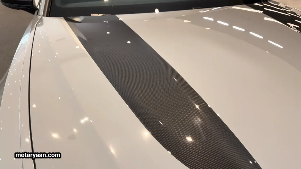 2025 Audi RS6 Avant GT carbon fiber hood with exposed weave