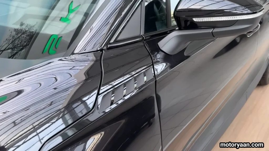 2026 Skoda Elroq Review side fender vent styling and ORVM design