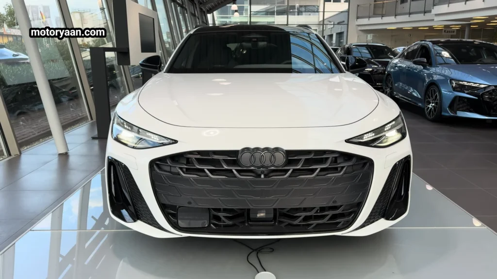 2026 Audi A6 Avant front profile with Audi lighting signature