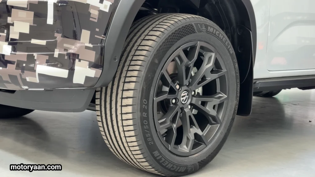 Volkswagen Amarok W600 Walkinshaw front alloy wheel with Michelin performance tyre