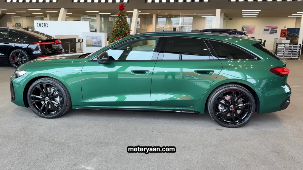 2026 Audi A5 Avant side profile highlighting wagon proportions