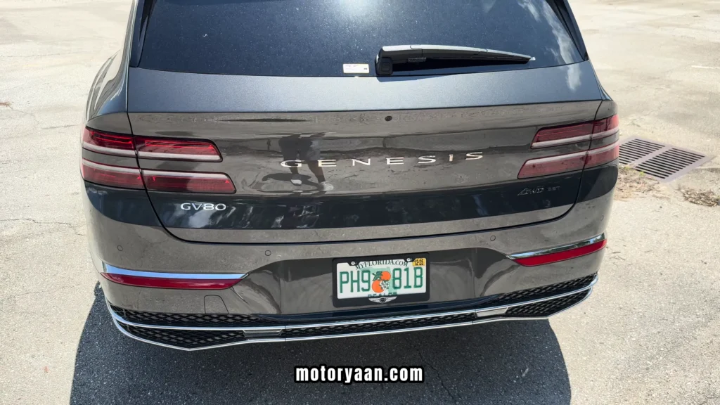 Rear Profile of 2026 Genesis GV80
