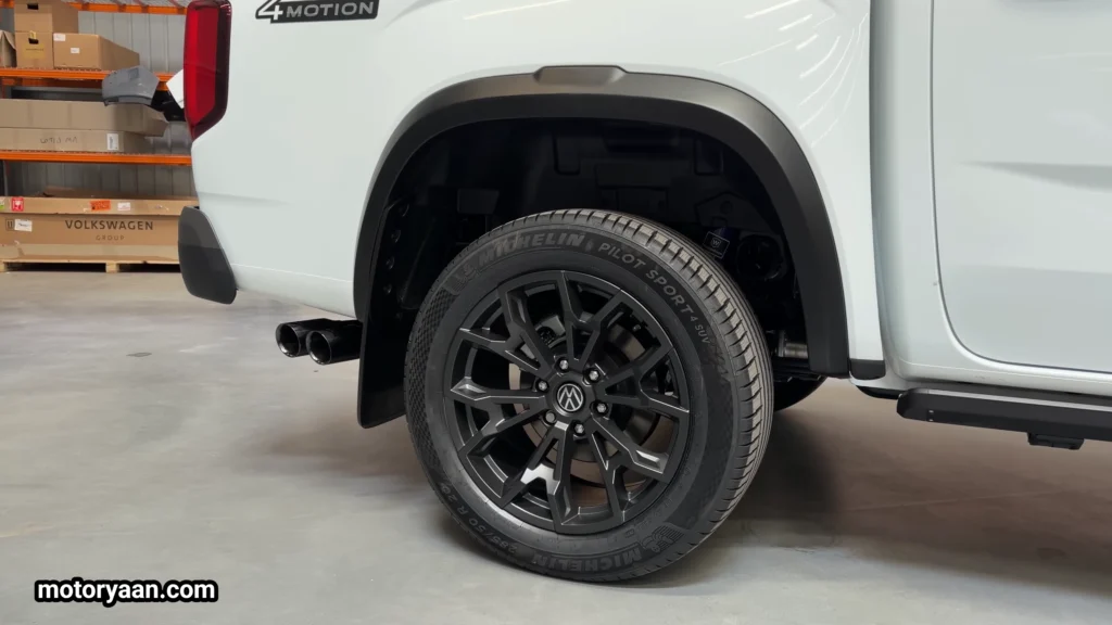 Volkswagen Amarok W600 Walkinshaw rear alloy wheel and widened rear track