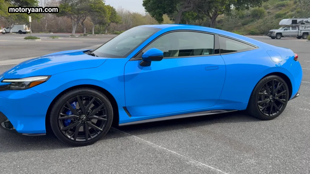 2026 Honda Prelude side profile showing coupe roofline