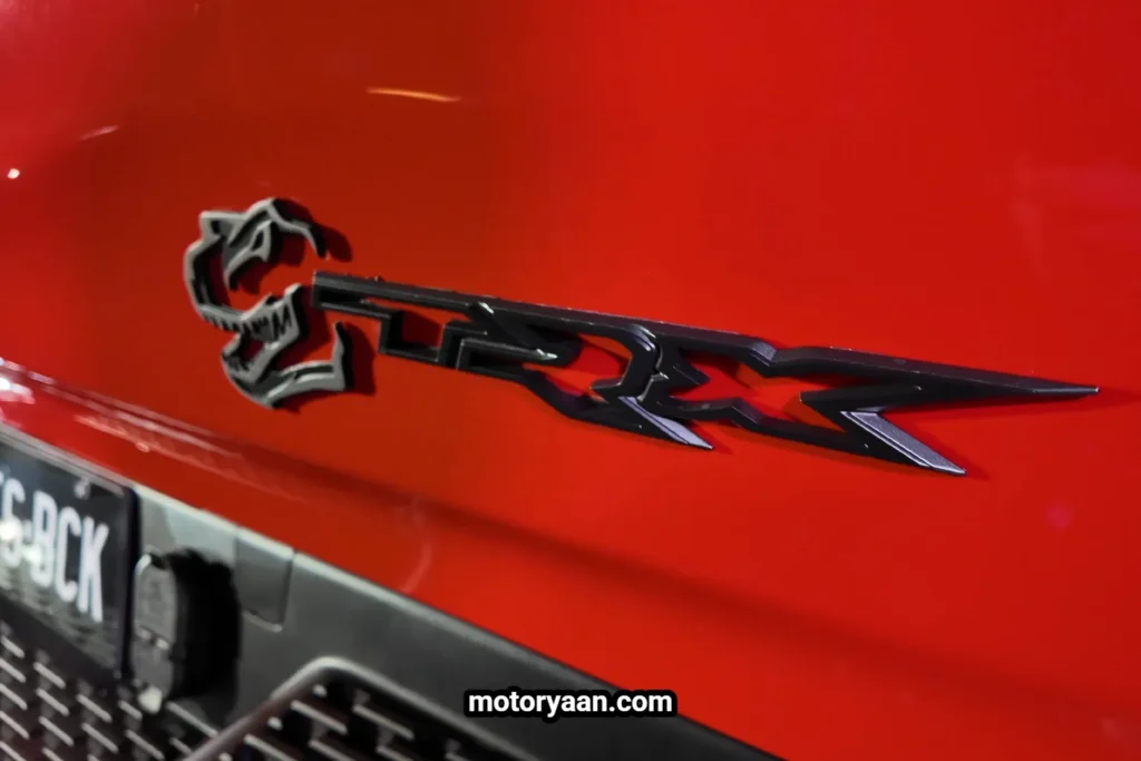 2027 Ram 1500 SRT TRX TRX badging close-up