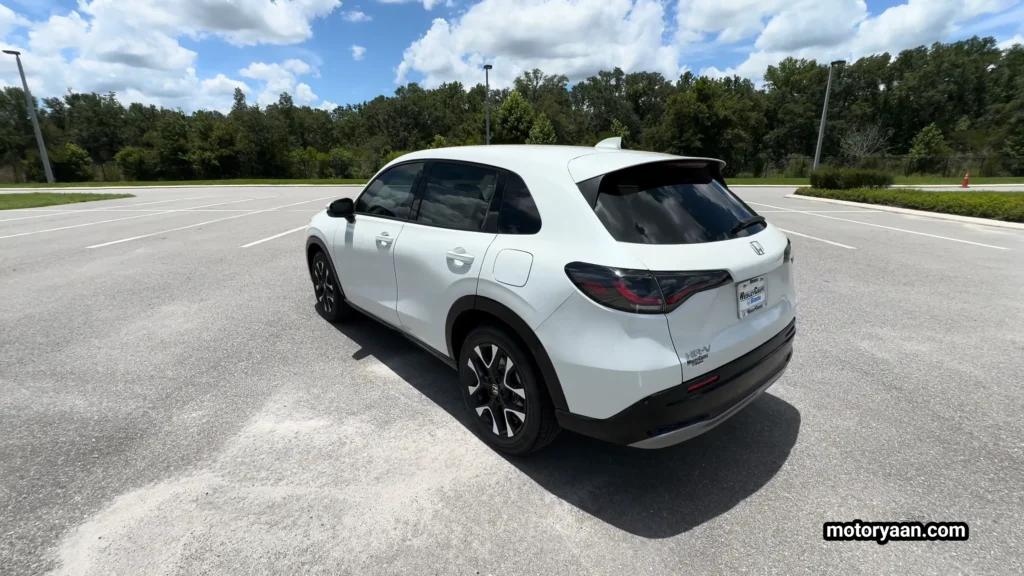 2026 Honda HR-V side and rear profile with LED tail lamps