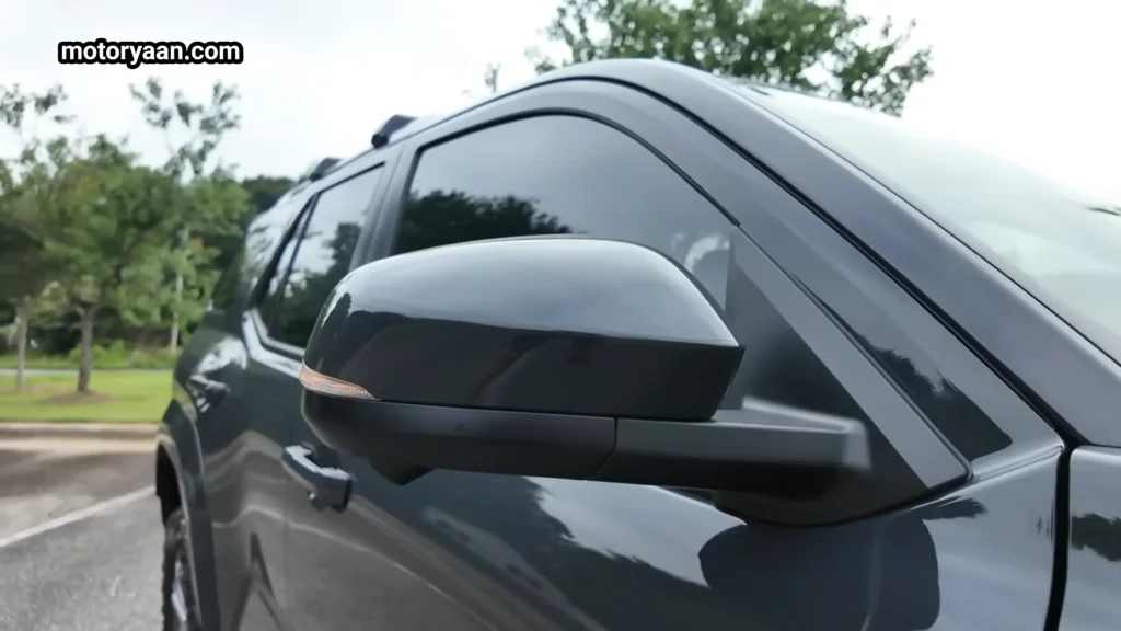 2026 Toyota 4Runner Review side mirror ORVM with integrated indicators