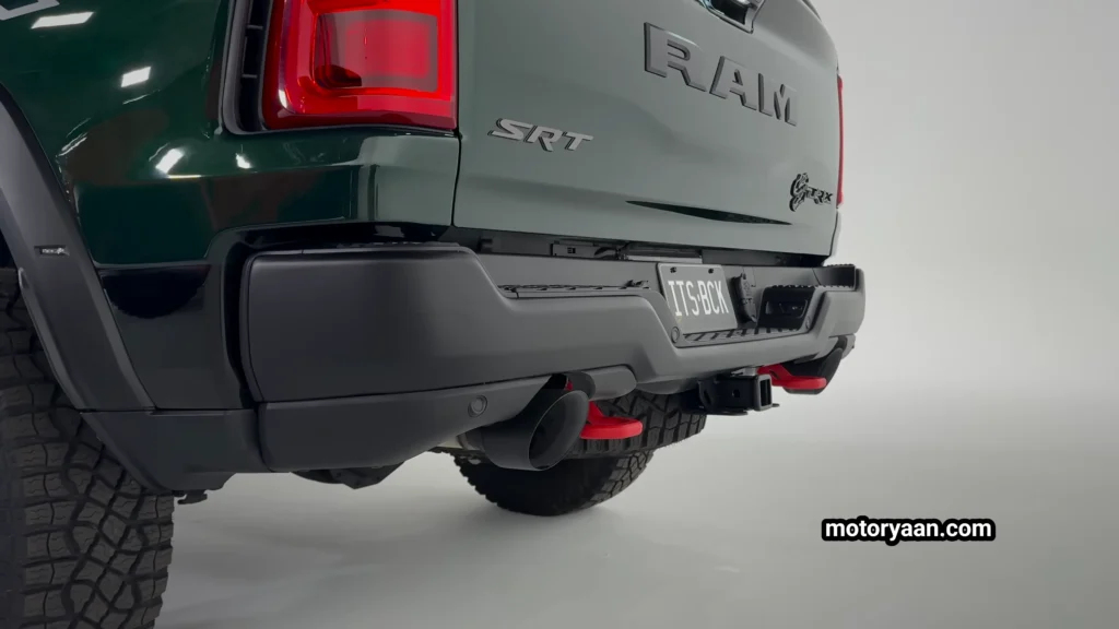 2027 Ram 1500 SRT TRX Officially Revealed rear profile with SRT and TRX badges