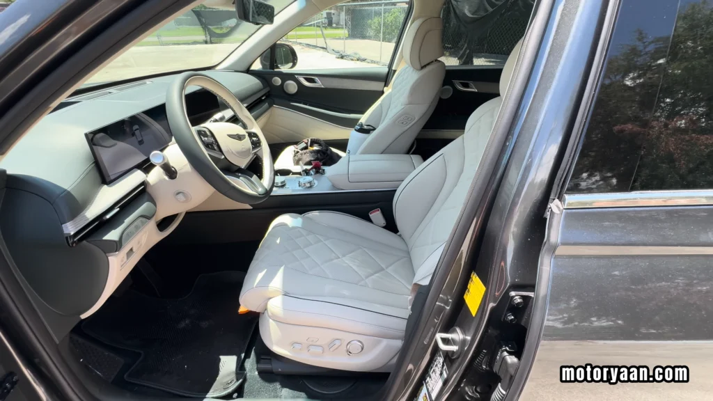 Complete Front Interior Cabin of 2026 Genesis GV80